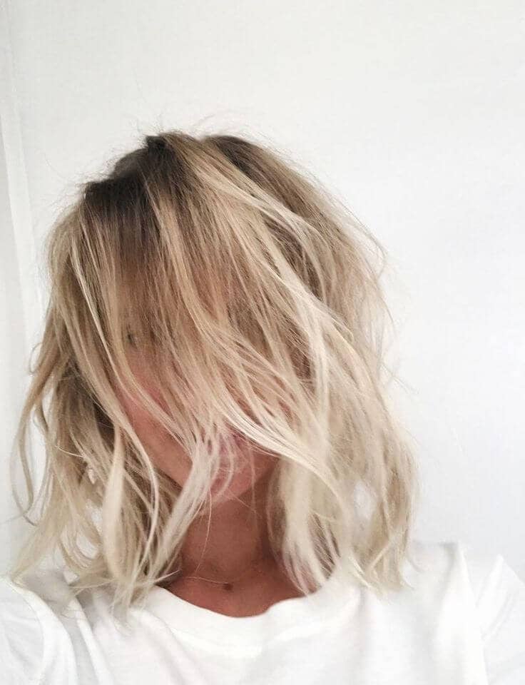 Messy Beachy Balayage Blonde Bedhead