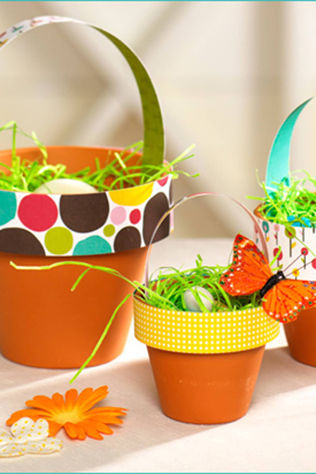DIY Easter Basket Idea with Terra Cotta