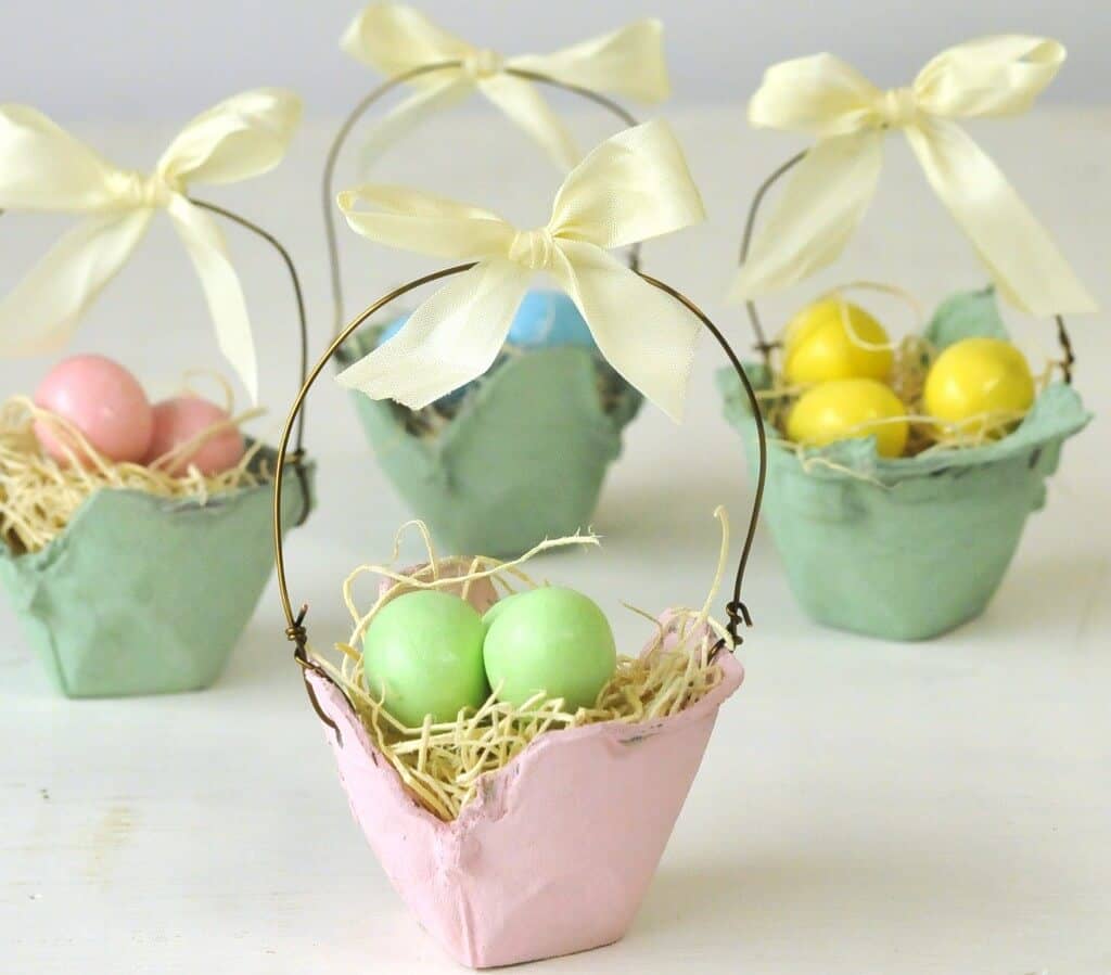 Mini Egg Crate Easter Baskets