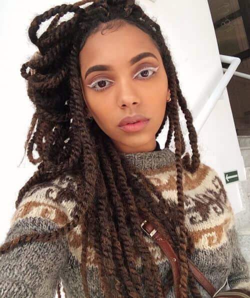 50 Natural And Beautiful Goddess Braids To Bless Ethnic Hair In 2020