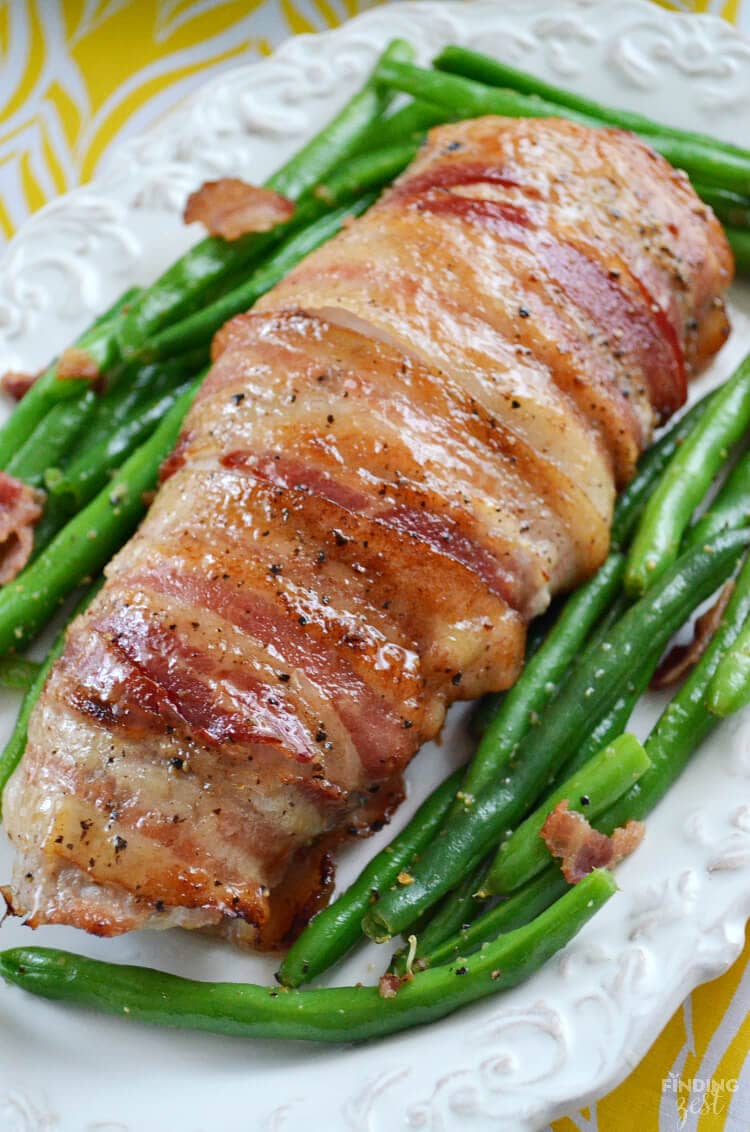 Juicy Bacon Wrapped Pork Loin