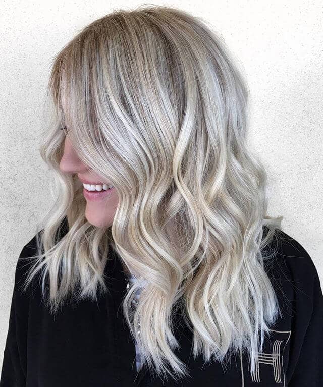 Darker Ash Blonde with Highlights