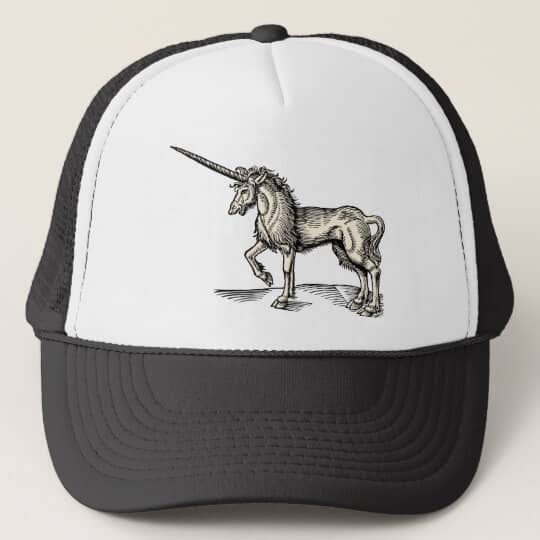 Vintage Unicorn Trucker Hat