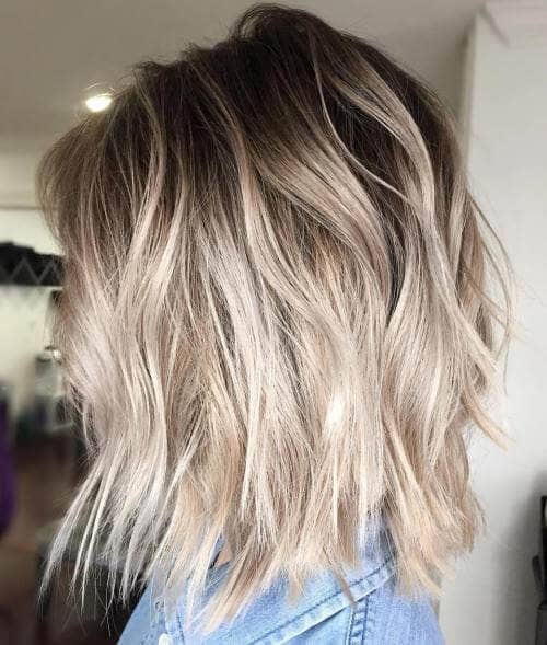 Ultra-light Blonde Hairstyle