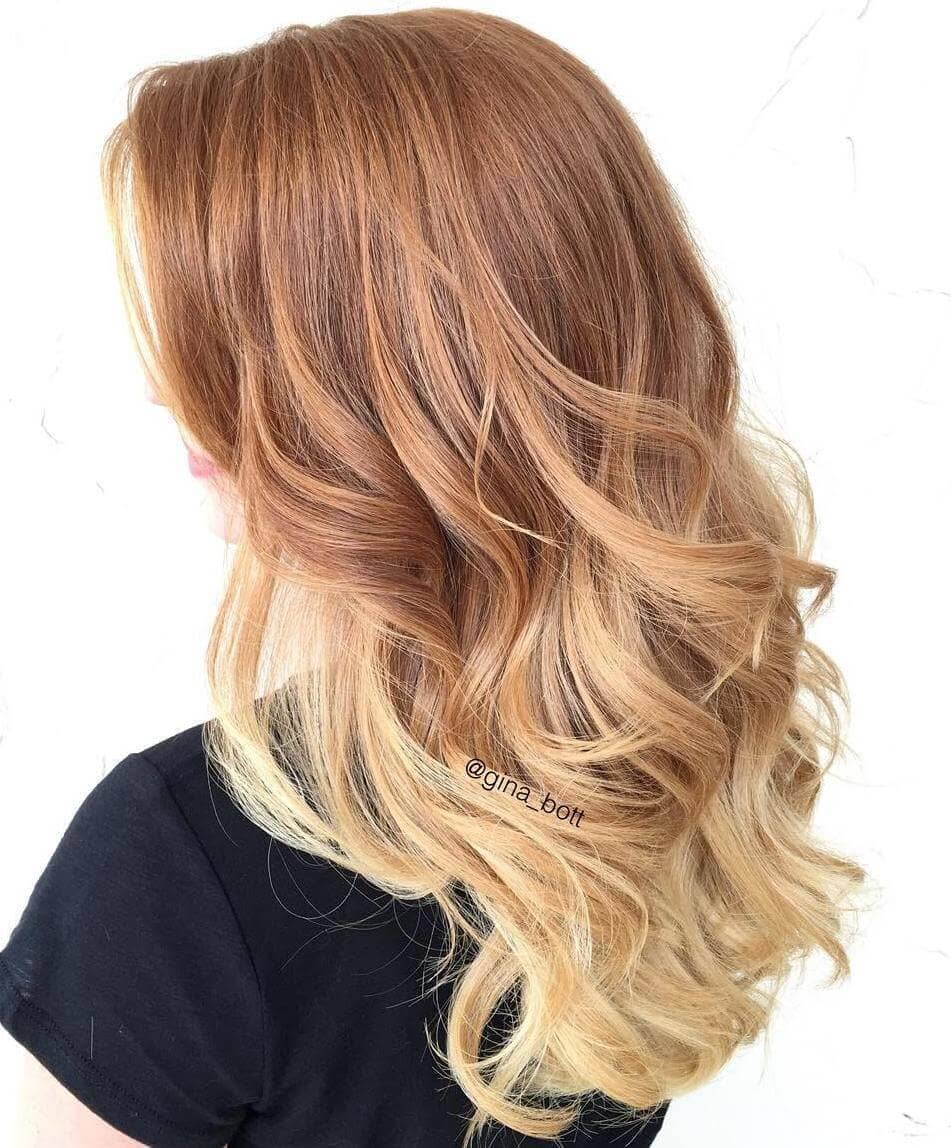 Sweet Strawberry Blonde Hair Color 