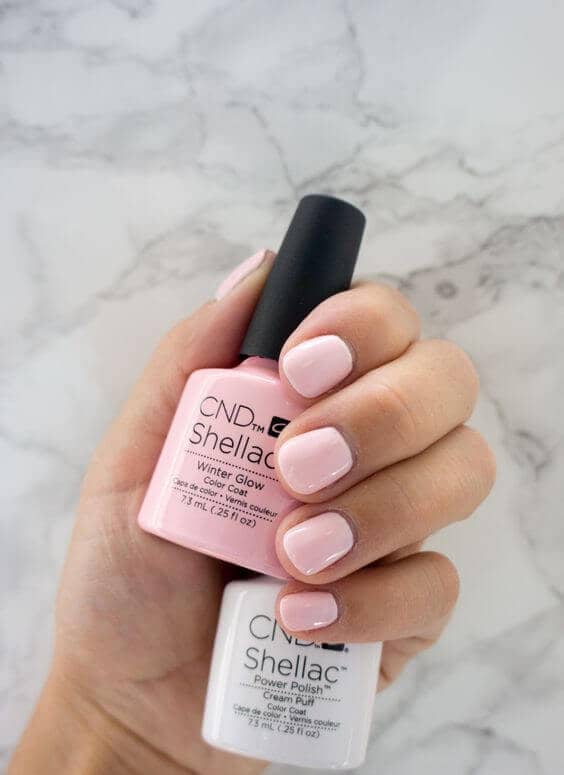 Short Pink Everyday Gel Manicure