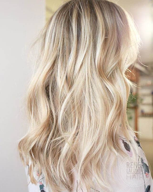 Beautiful Luxury Blonde Balayage Elegance