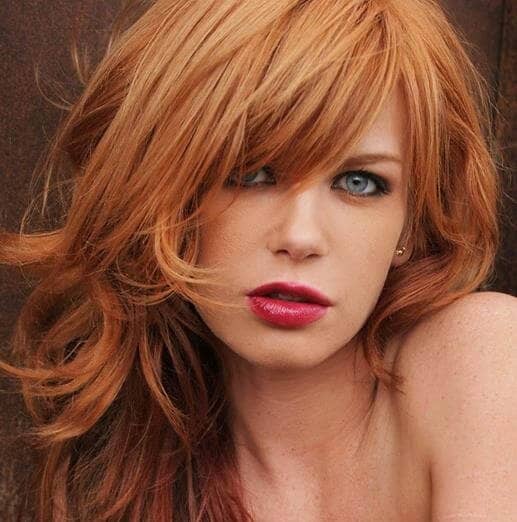 Strawberry Blonde Bright and Bold Wispy Red