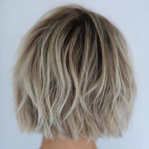 Short Blonde Chin Length Bob