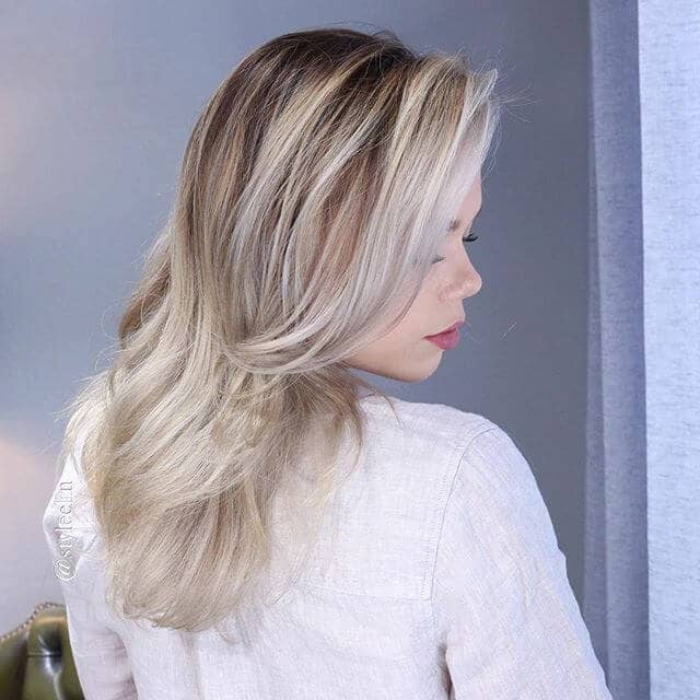 Dramatic Ombre with Golden Platinum