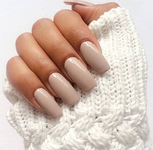 Long and Clean Almond Acrylic Nails
