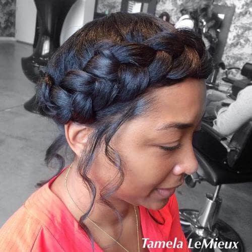 50 Natural And Beautiful Goddess Braids To Bless Ethnic Hair