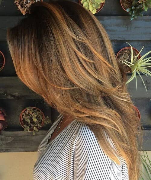 Sun Kissed Layers and Highlights Layered Haircut