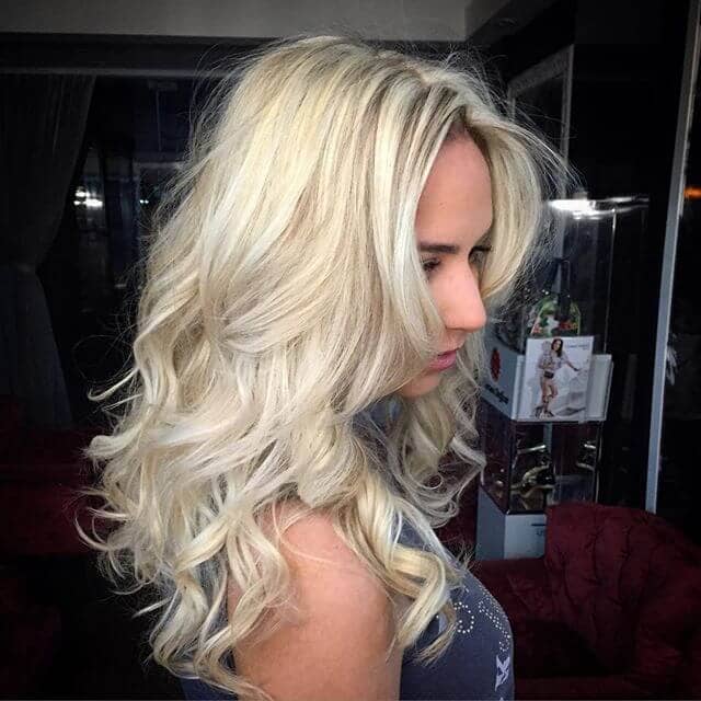 Classic Platinum with Beach Waves