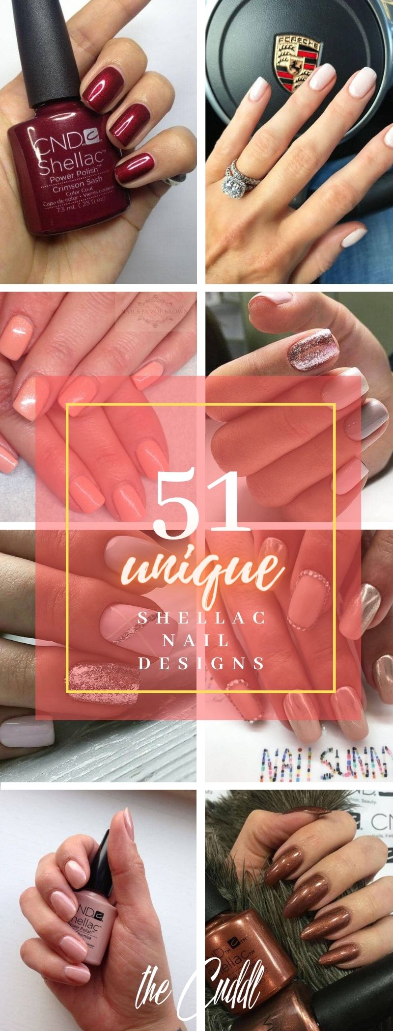 50 Unique Shellac Ideas To Get Your Nails On Point