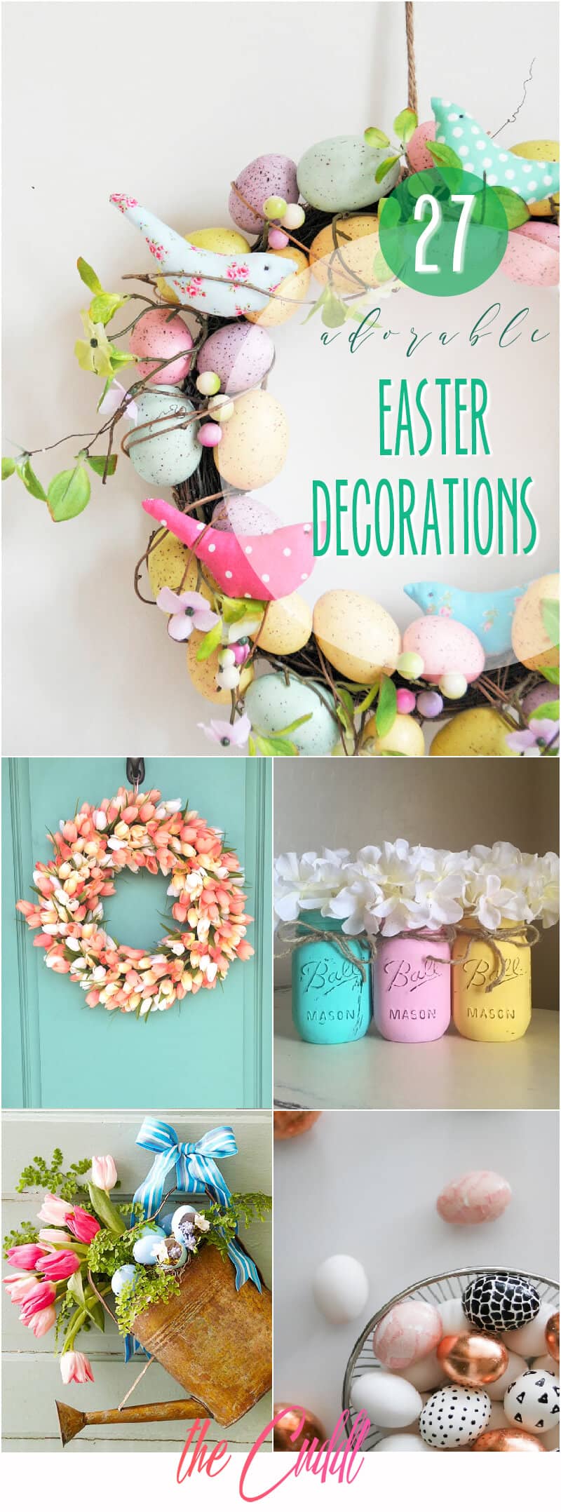 27 Adorable Easter Decorations to Add Splashes of Joy to Your Home