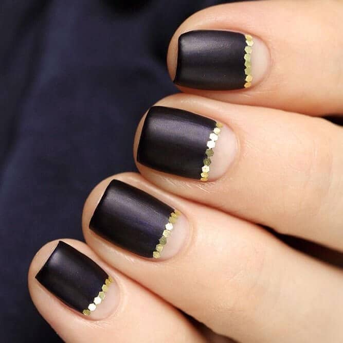 50 Dramatic Black Acrylic Nail Designs To Keep Your Style On Point