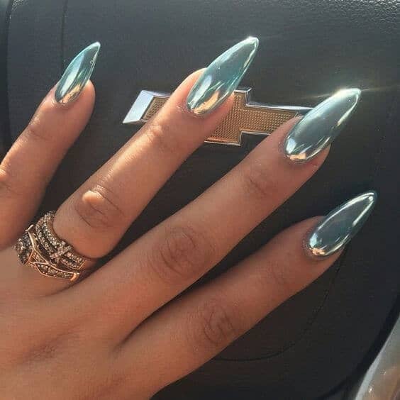 24 EyeCatching Chrome Nails to Revolutionize Your Nail Game