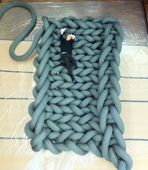 Awesome Giant Knitted Modern Bed