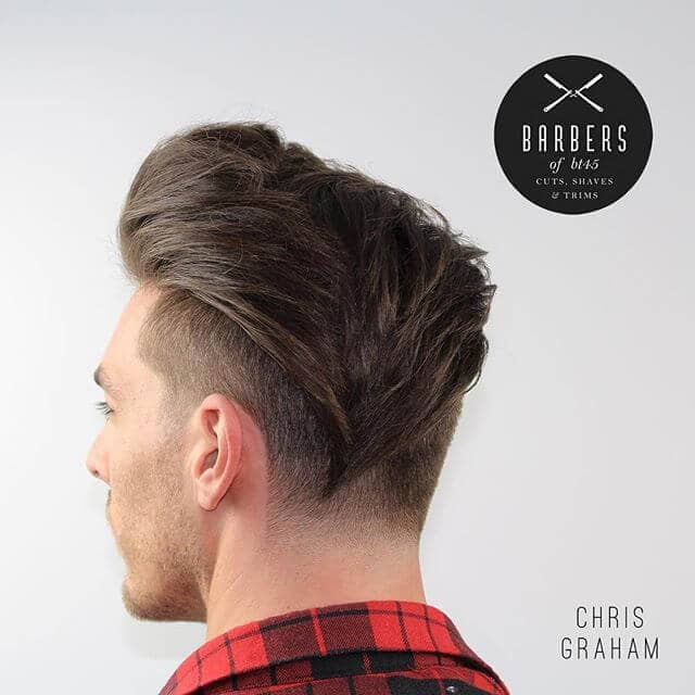 A Cool and Stylish Pompadour Undercut