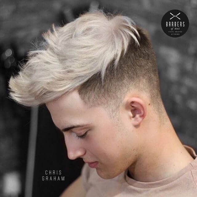 Natural Color Dyed Undercut Hair Ideas for Man