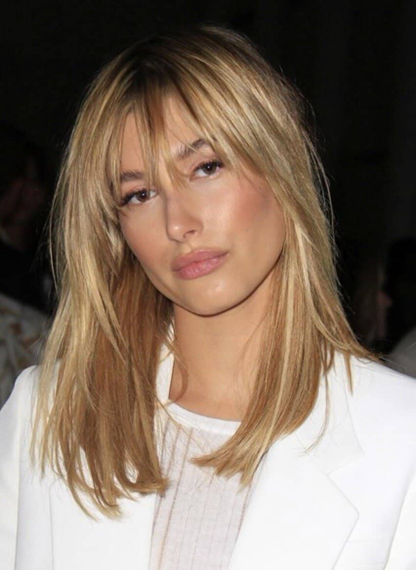 Long and Tapered Style Bangs