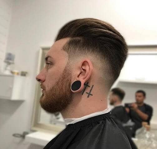 Disconnected Undercut Hair with a Beard