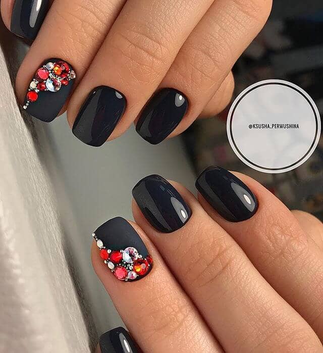 50 Dramatic Black Acrylic Nail Designs to Keep Your Style On Point