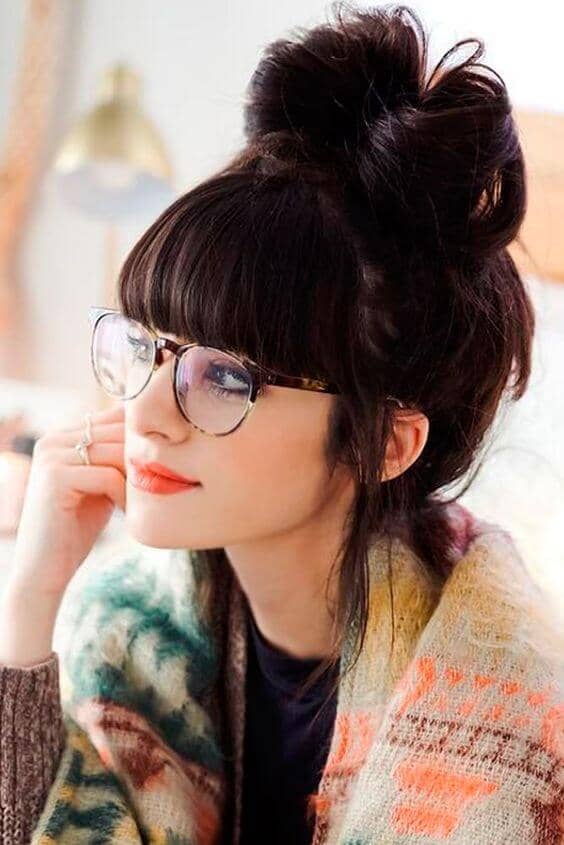 Adorable Women’s Haircuts with Straight Bangs