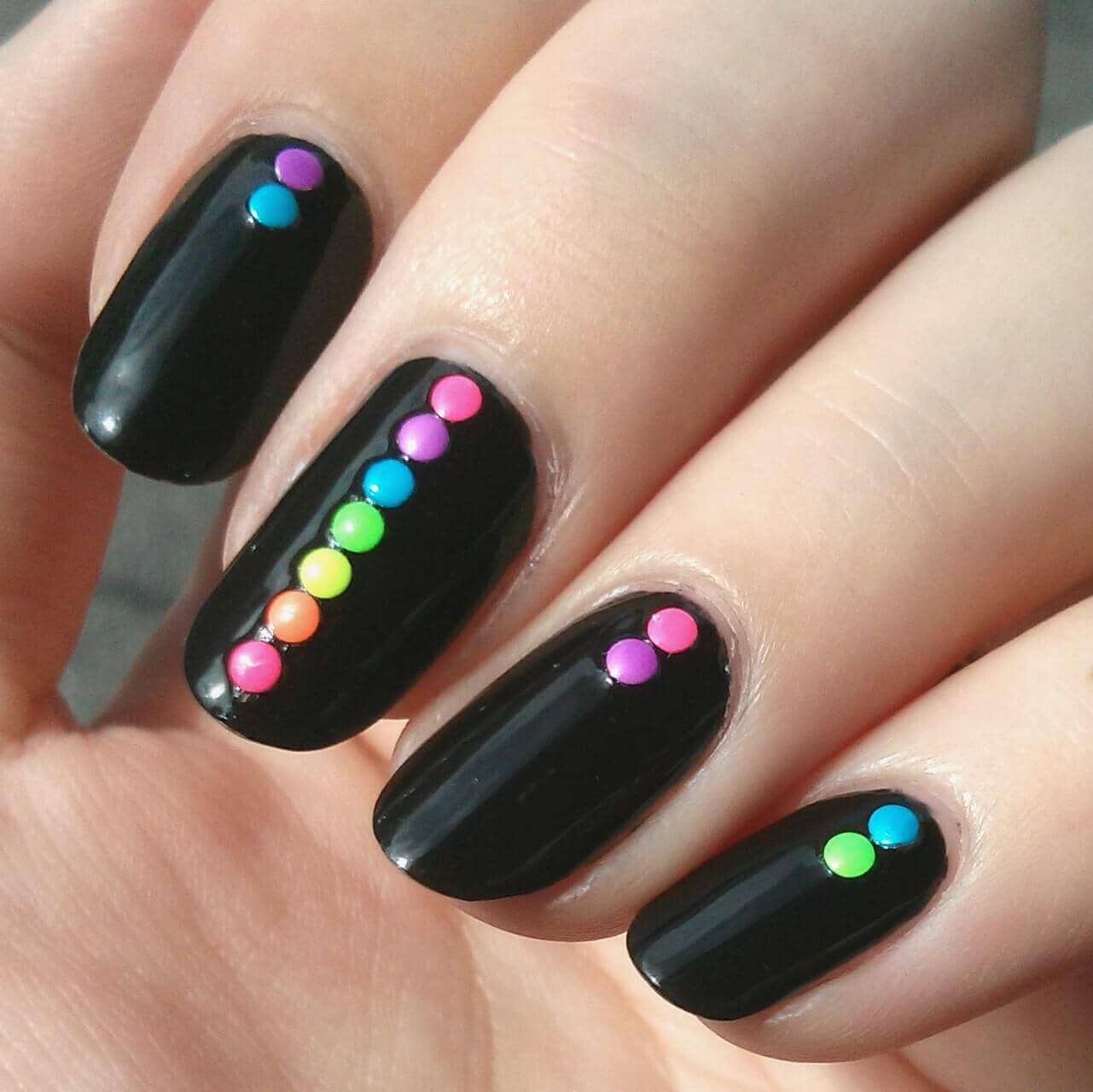 50 Dramatic Black Acrylic Nail Designs to Keep Your Style On Point