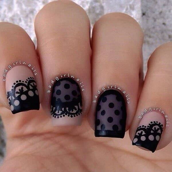 Betty Boop lace and dots sweet design