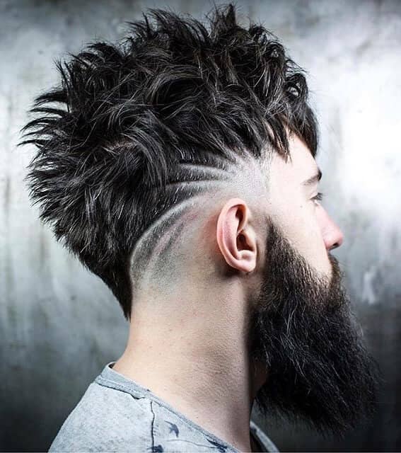 Wild Waves Undercut with Scalp Designs