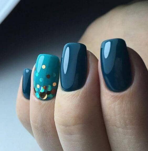 Fun-Loving Blue Design with Sequins