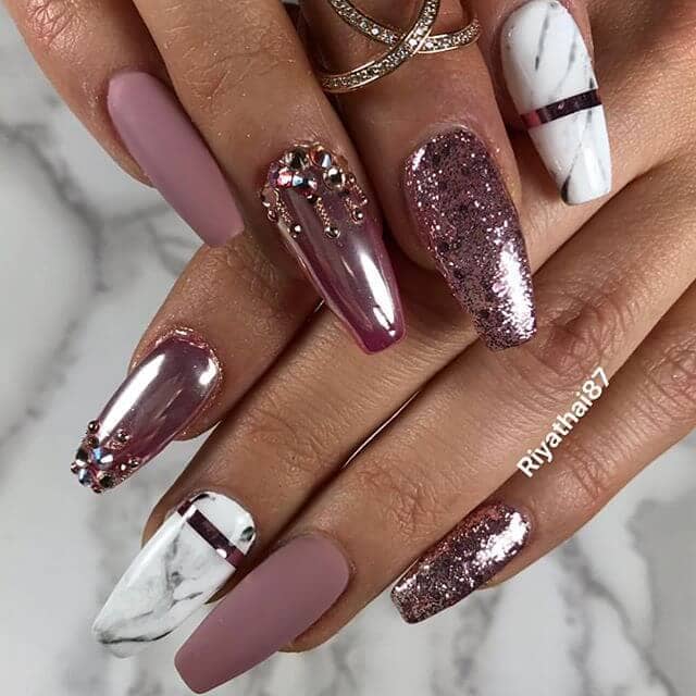 50 Eye Catching Chrome Nails To Revolutionize Your Nail Game