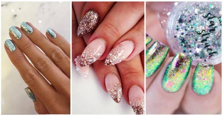 Featured image for “50 Fabulous Ways to Wear Glitter Nails Like a Boss”