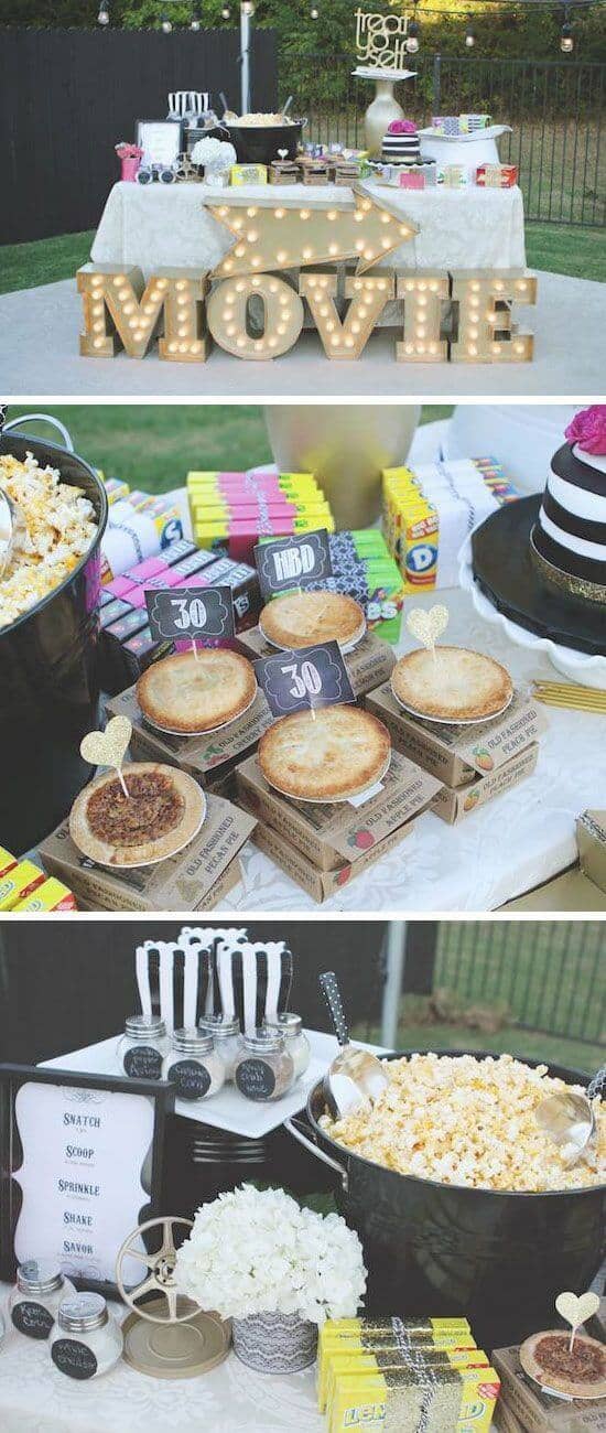 Sophisticated Movie Party for Teens or Adults