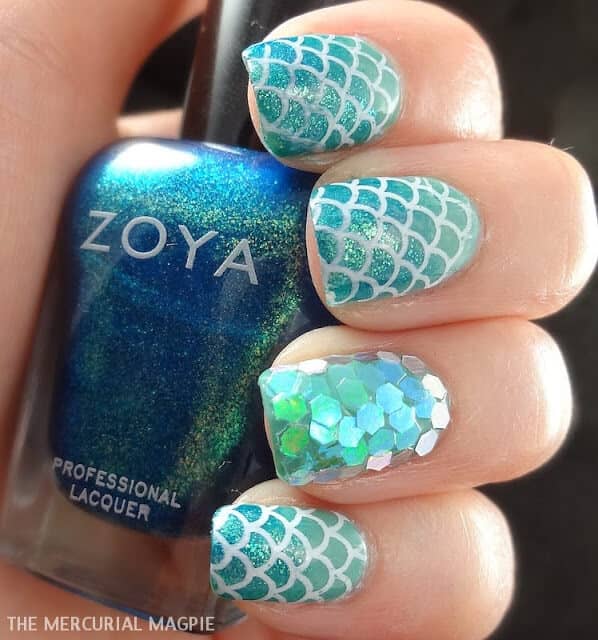 50 Best Mermaid Nail Arts to Express Your Personality