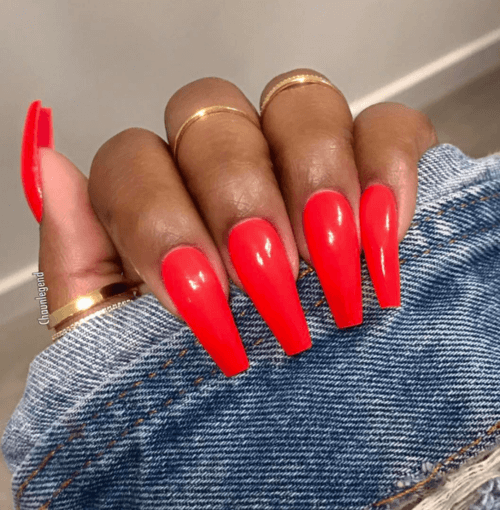 50 Creative Red Acrylic Nail Designs to Inspire You