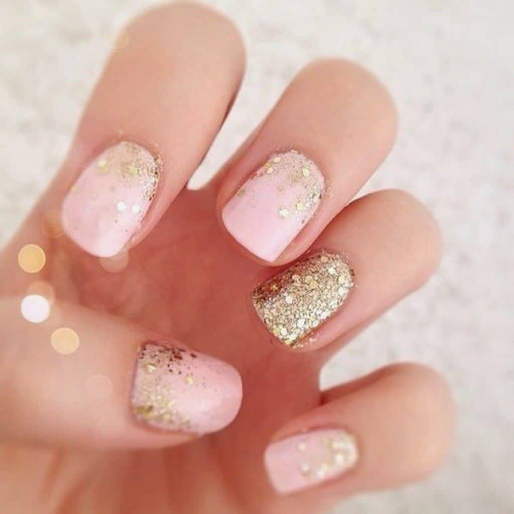 Simple Gold Nail Designs Design Talk