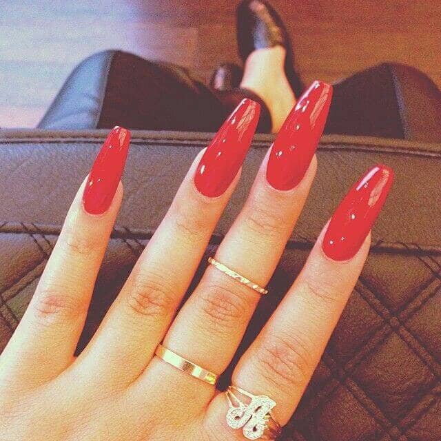 Extreme Shine High Gloss Red Manicure