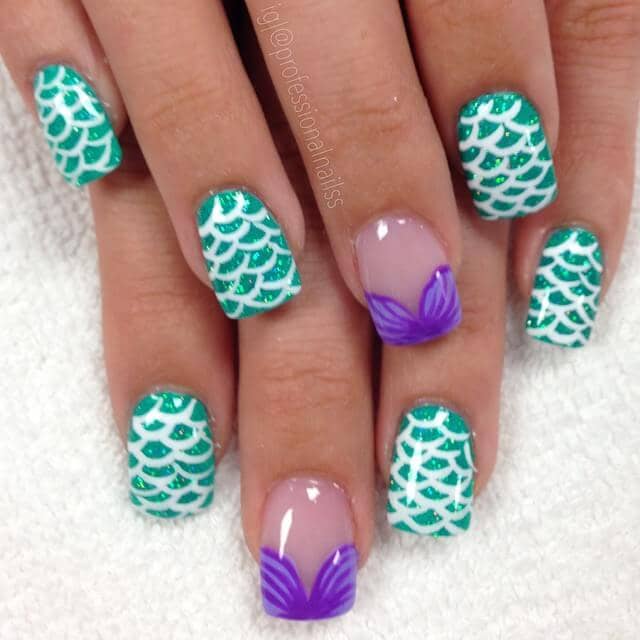 50 Best Mermaid Nail Arts to Express Your Personality