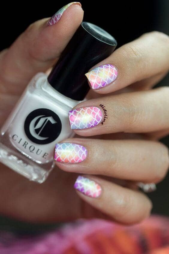 Cotton Candy Unicorn Fairy Nail Art Designs