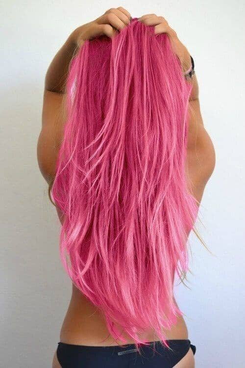 Brilliant Fuchsia Pink Mermaid Hair