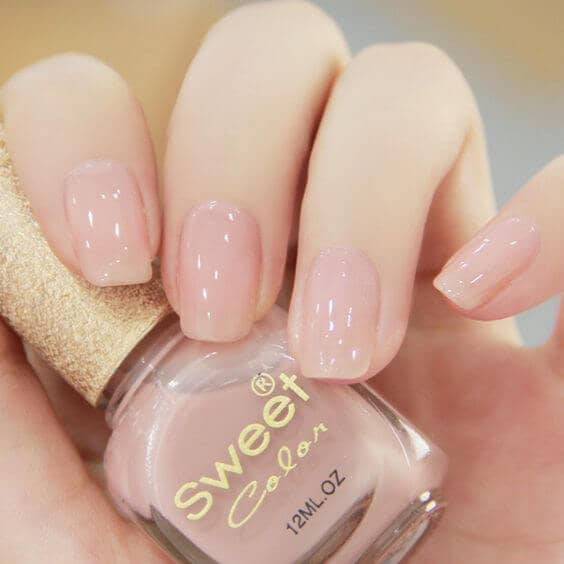 Pink As A Neutral Color - Nude Pink Nails