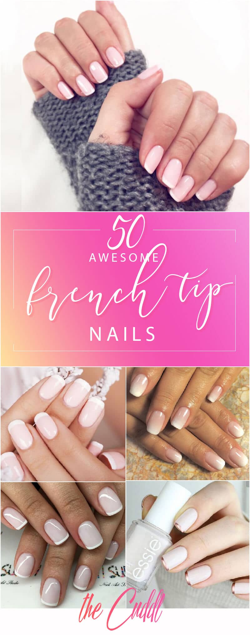 50 Awesome French Tip Nails to Bring Another Dimension to Your Manicure