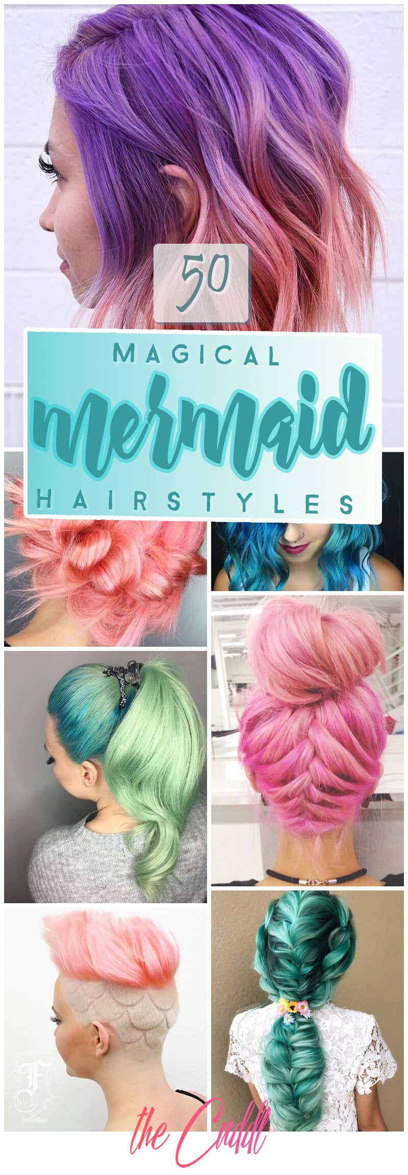 50 Magical Ways To Style Mermaid Hair For Every Hair Type