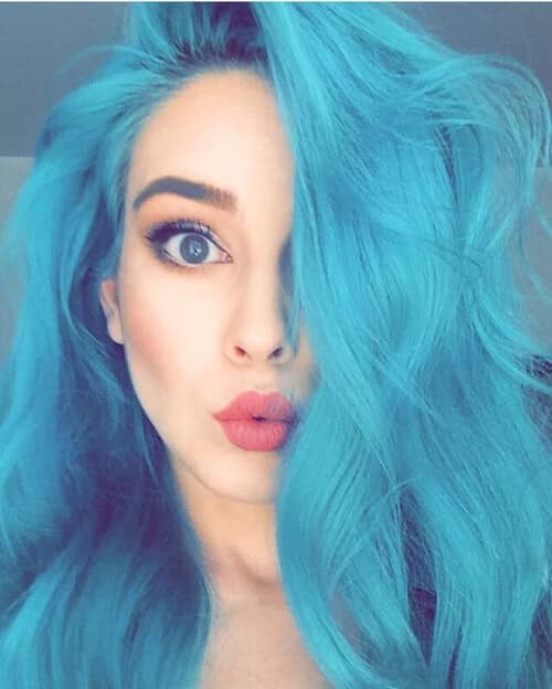 Mermaid Hair Light to Medium Blue