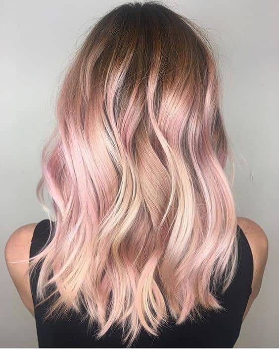  Barely There Pastel Pink Hair Color