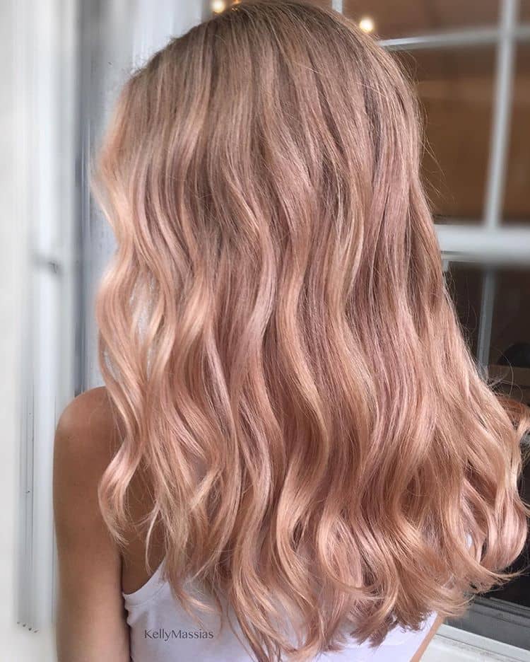 Awesome Rose Gold and Pastel Pink on Buttery Blonde for Lighter Skin Tones