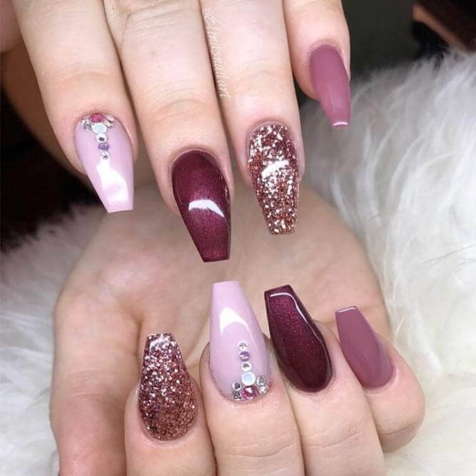 Elegant Luxe Pink Glitter And Diamonds